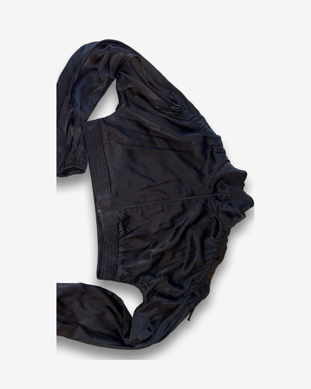 ז'קט zara סאטן שחור