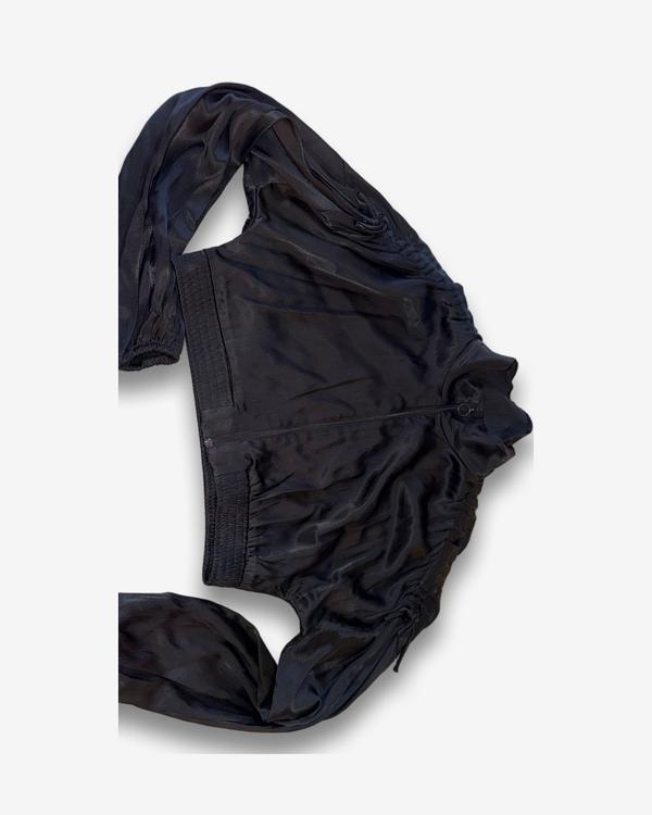 ז'קט zara סאטן שחור