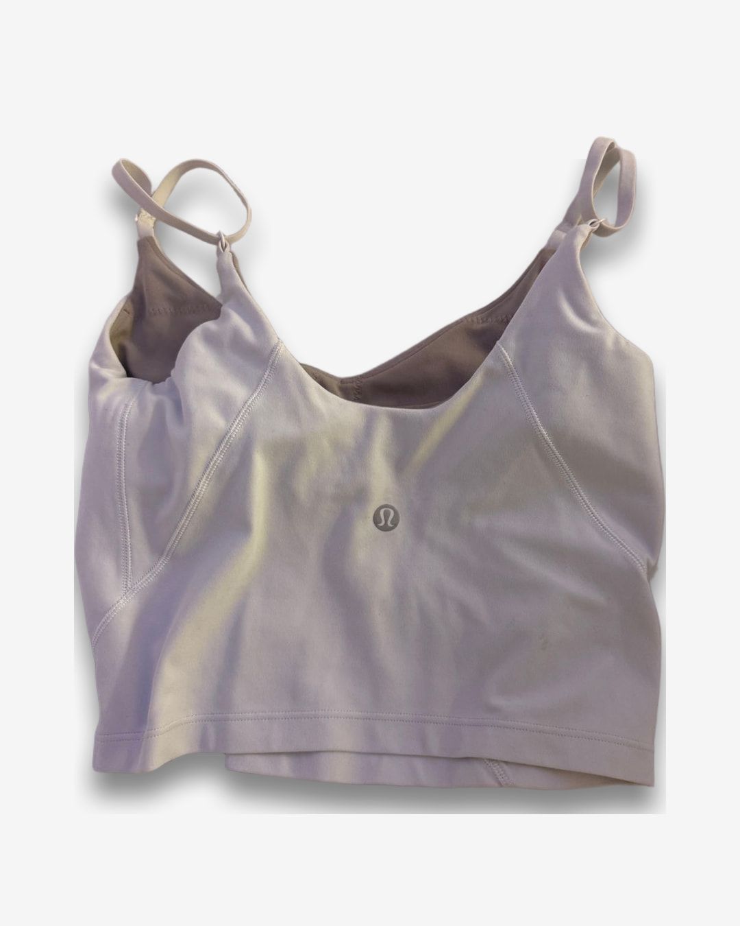 טופ ספורט לבן של Lululemon