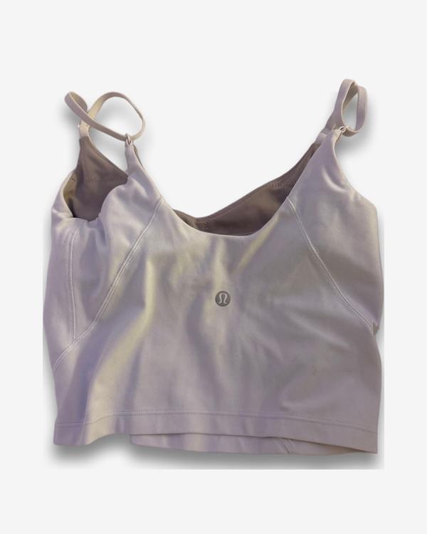 טופ ספורט לבן של Lululemon