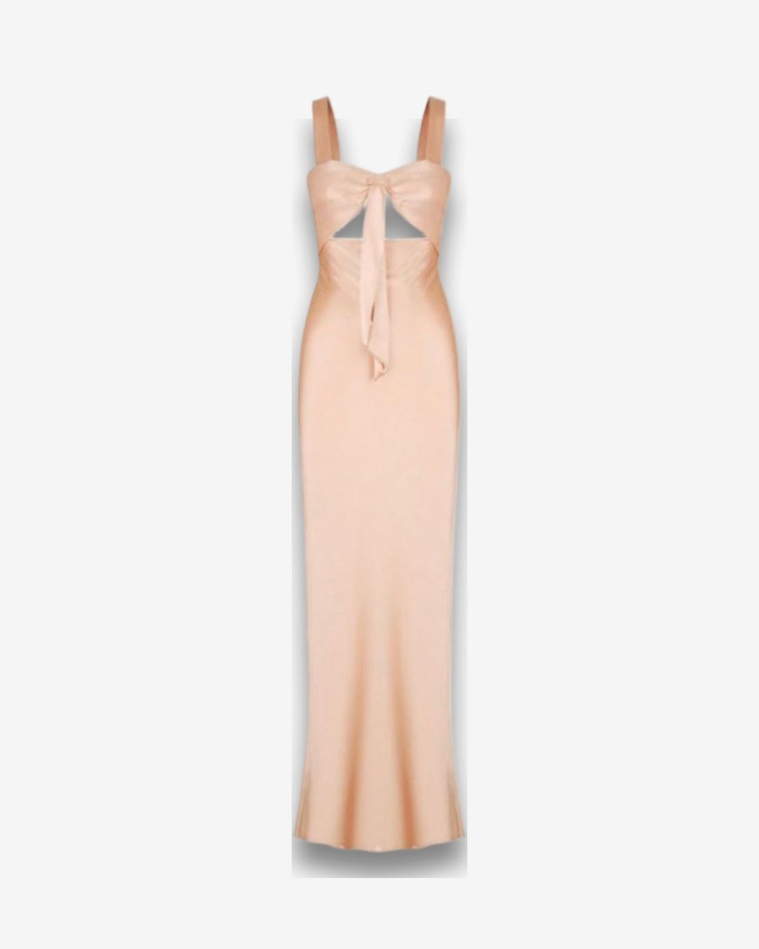 Shona Joy La Lune Bow Tie Maxi Dress – Desert Rose | נלבשה פעם אחת