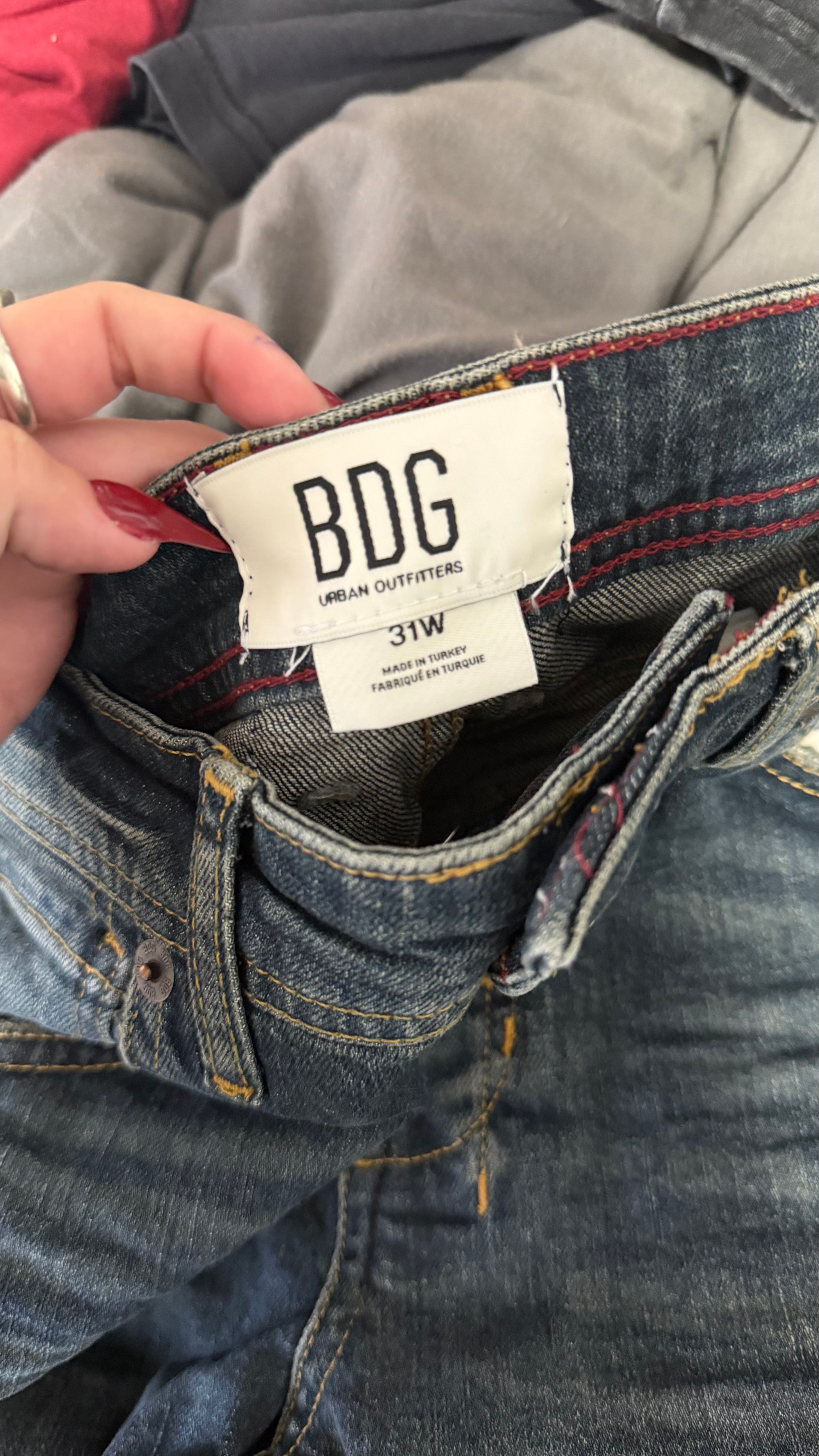 ג'ינס כחול לשנים של BDG אורבן