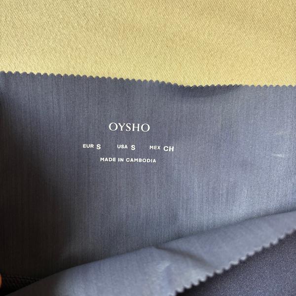 חצאית מיני ספורטיבית כחולה נייבי Oysho