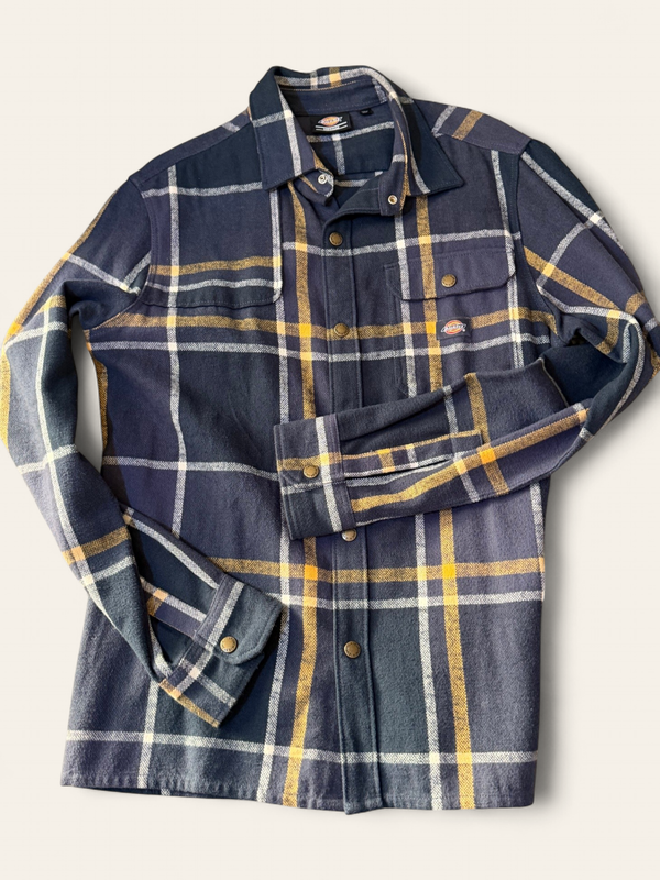 חולצה מכופתרת פסים   M  DICKIES 