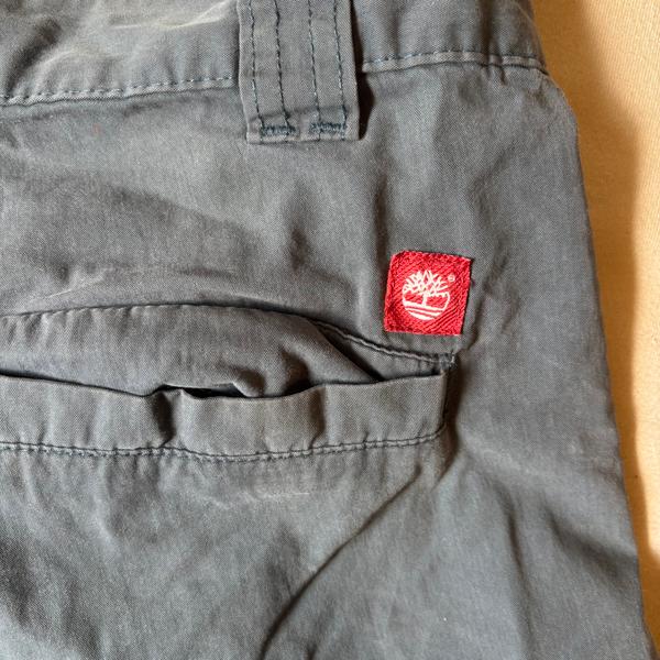 מכנסי קרגו קצרים אפורים לגברים של Timberland